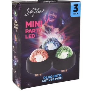 SKYlan Mini Party Led Plug Into Any USB Port 3 Pack