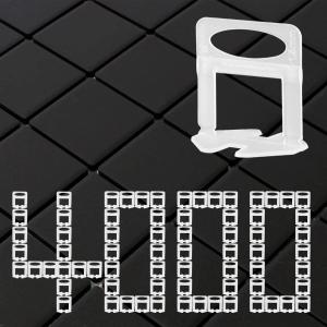 500pcs Medium Size Tile Leveling Spacer Set - Rustproof Tile Leveling System for Bathroom & Kitchen Tile Installation (Fits 1/8" Grout Lines)