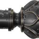 Black Tension Shower Curtain Rod 36-84 Inches(3-7Ft), Adjustable Spring Tension Shower Rod, No Drill Never Rust Non-Slip Shower Rod for Bathroom