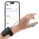 Continuous Wrist Pulse Oximeter, Blood Oxygen Saturation Monitor with Smart reminder, Bluetooth, 72 Hours Endurance Tracking SpO2 and Pulse Rate, Checkme O2 Max with PC Software & APP