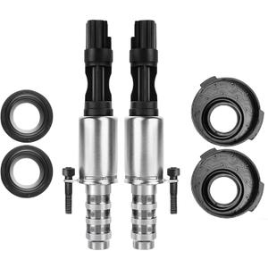 2PCS Engine Variable Camshaft Timing Solenoid VVT Intake and Exhaust For Ford Expedition Explorer F150 F250 F350 Mustang Lincoln Navigator Mercury 3V 5.4L 4.6LReplace# 8L3Z-6M280-B