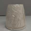 Small Lamp Shade Clip on Bulb for Candelabra Bulbs, Mini Lampshades for Chandeliers, Home Decor Barrel Beige Fabric Linen Lampshade for Table Chandelier Wall Lamp Ceiling Lamps 4x6x5 Inch 2 Packs