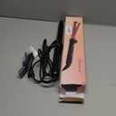 Curling Iron 1 Inch, Long Barrel Ceramic Hair Wand, Fast Heating Hair Curler with 12 Heat Settings with LED Display, Hair Curling Wand Styling and Lasting on All Hair Types, Dual Voltage for Travel (Classic Black)