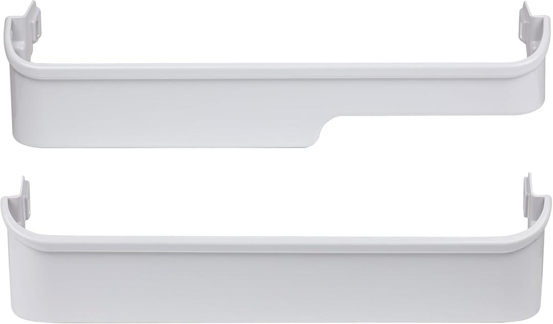 240337901 (MIDDLE) and 240338101 (BOTTOM) Door Shelf Bin Racks Compatible with Frigidaire or Kenmore Refrigerator