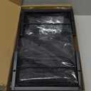 OPNICE Desk Organizer and Accessories, 2-Tier Computer Monitor Stand Riser with Drawer and 2 Pen Holders, Laptop Stand, Office Desk Accessories for Office Supplies, Black (Black 1-Pack)