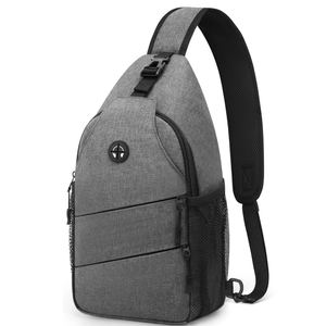 Crossbody Bags for Women Men Trendy Sling Bag Bakpack Casual Chest Bag with Convertible Shoulder Strap (Medium, Beige)