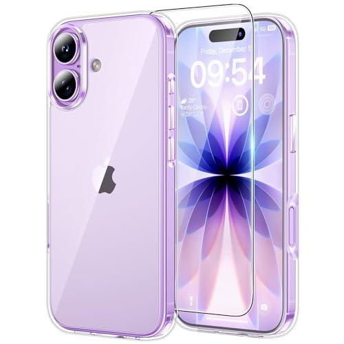 TAURI for iPhone 17 Case, Anti-Yellowing, Military-Grade Protection Shockproof Slim Phone Case for iPhone 17, Clear, Without a Screen Protector