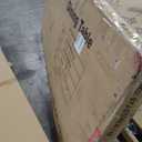 Lirago Modern Black Solid Wood 67 in. Pedestal Dining Table Seats 6