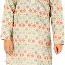 Pro-Ethic Style Developer Boy's Silk Indian Boys Kurta set | Traditional Wear | 1 To 16 Years | Pack Of 1 (S-166)