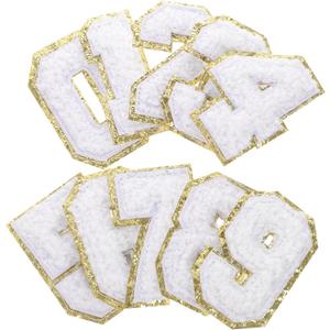 STOBOK 20pcs Embroidered Patches for Clothes Applique Repair Patches Decorative Embroidery for Bags Hats and Apparel
