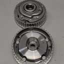 Engine Timing Intake & Exhaust Camshaft Sprocket Cam Phaser VVT Gear with Solenoid & Bolts Compatible with Chevy Cruze Sonic Aveo Trax, Pontiac G3 1.6L 1.8L Replace# 55567048, 55568386, 918-006
