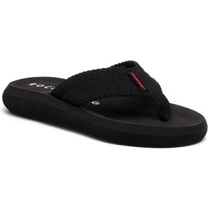 Rocket Dog womens Sunset Flip Flop, Black, 6 US