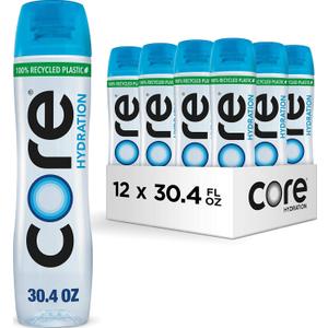 Core Hydration Perfectly Balanced Water, 30.4 fl oz bottle, 12 Pack (EXP 07/26/38)