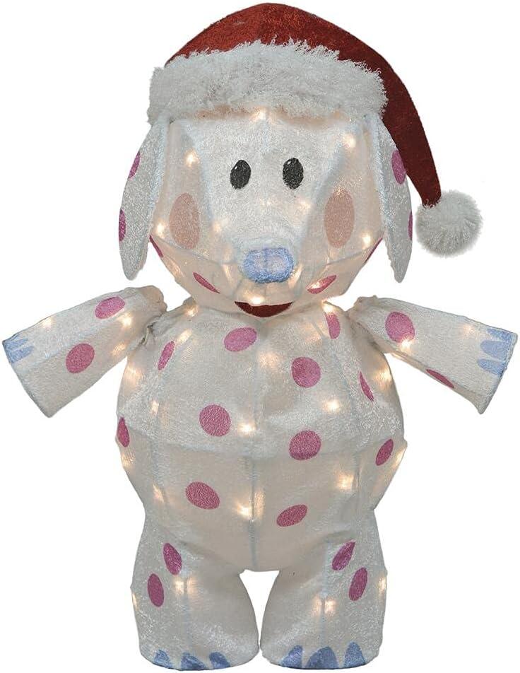 Lighted Rudolph Movie Clarice Misfit Elephant Sculpture Decoration Pre Lit Display Outdoor Christmas Yard Decoration Garden Yard Art Holiday Winter Display