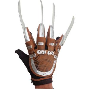 Freddy Claw Glove for Adults and Teens, Halloween Horror Costume Prop, Scary Movie Cosplay Accessory (One Size)