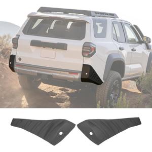 Rear Bumper Protector for 2025 2026 Toyota 4Runner (Exclude SR5) Rear Bumper Guards Corner Cover Soft TPE Material for 2025+ 4 Runner Car Exterior Accessories