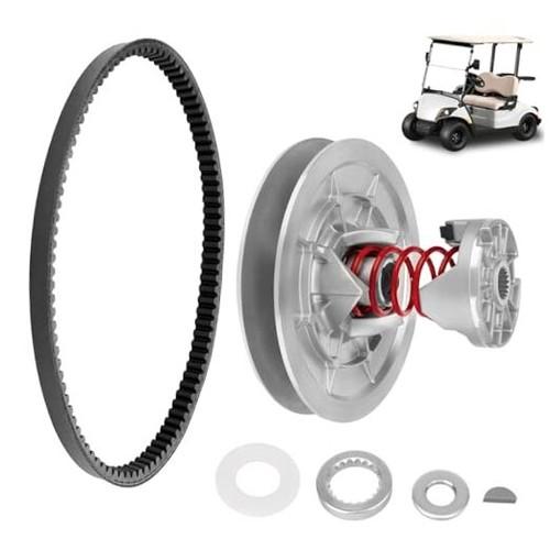 JURPLIX Secondary Driven Clutch Kit with Belt Spring Compatible with 19852007 Yamaha G2 G8 G9 G11 G14 G16 G20 G21 G22 G28 Golf Cart, Replaces# JN6G627000, JN6G627102, J55G627001