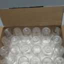 DECADORN Clear Stemless Champagne Flutes Plastic 24 Pack - 9oz Plastic Champagne Glasses - Durable and Sturdy Mimosa Glasses For Parties - Shatterproof, Recyclable, BPA-Free, Smooth Rims.