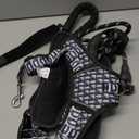 NESTROAD No Pull Dog Harness,Adjustable Oxford Dog Vest Harness with Leash,Reflective No-Choke Pet Harness with Easy Control Soft Handle for Large Dogs(X-Large,Vintage Blue)