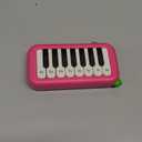 15 Key Pocket Piano Mini Electronic Piano One Click Switching Between 3 Different Tones Illuminated Keys Interesting Portable Music Instrument for Trip Home Camping Outdoors