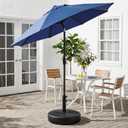 20" 50 lbs Fillable Heavy Duty Umbrella Base, Stable Outdoor Stand, Durable Holder for Lawn Patio Deck and Poolside Parasols, Black