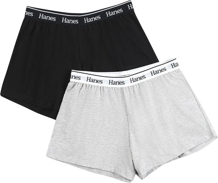 Hanes Womens Originals Sleep Shorts, Comfywear Lounge Shorts M