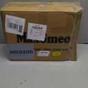 MaxSmeo Bedside Table, Small Nightstand with Charging Station, Rattan Side Table Wood End Table for Living Room, Bedroom and Small Spaces, Mid Century Modern Nightstand, Easy Assembly (Natural)