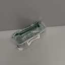 iDesign Gia Stainless Steel Dish Sponge Holder Basket with Suction Cups, Ideal for Kitchen Sinks and Bathroom Organization, 2.25"D x 2.5"W x 5.75"H, Set of 1, Polished