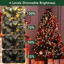 Christmas String Lights, 66FT 200 LED Color String Lights Indoor Outdoor, 11 Modes Dimmable Christmas Tree Lights with Timer Remote for Christmas Decorations