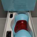 Red Light Therapy Neck Traction Pillow, Neck Stretcher for Neck Pain Relief, Cervical Traction Device for Tension Headache and Neck Hump Corrector Light Blue