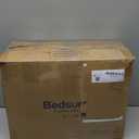 Bedsure SupportMax Orthopedic Dog Beds Large Sized Dog - Extra Thick Supportive Large Dogs Bed with Waterproof Washable Cover, L Plus Comfort Pet Sofa with Soft Sherpa and Nonskid Bottom, Beige, 38" (Cream)