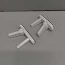 Door Lever Lock (2 Pack)  Prevents Toddlers from Opening Doors  Easy One-Hand Operation for Adults  Durable ABS with 3M Adhesive Backing  No Tools Needed for Install (White)