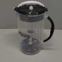 Dr. Brown's Baby Formula Mixing Pitcher with Adjustable Stopper, Locking Lid & No Drip Spout, Black, BPA Free, 36oz, 1 Pack