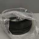 Packaging Strapping Banding Coil 1000ft x5/8x 0.035" PET Strapping Roll 1500lb Heavy Duty Industrial Strength Rust-Resistant Black Plasitc Polyester Pallet Strapping & 100 Buckles