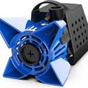 Pond Pump, 3500 GPH 200 W Submersible Water Pump with 2 Hose Adapters, 33 FT Power Cord, Check Valve, Filter Bag for Outdoor, Garden Ponds, Waterfalls, Fountains, Blue