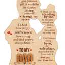 5 x Dad Gifts Best Dad Ever Gifts, Valentines Fathers Day Dads Gift for Dads from Daughter or Son, Dadd Birthday Gift,Golf Dog Bonus Dadd Father in Law Gift