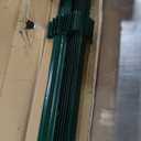 10 Pack Metal Fence Post, 6 Feet Heavy Duty Garden with U-Post, No Dig Garden Fence Stakes for Temporary Fencing, Corner Anchor