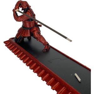 Incense Holder with Storage Box Japanese Samurai Warrior Incense Burner Ash Catcher Asian Spiritual Zen Meditation Gift Traditional Art