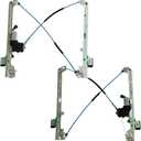 Front Left & Right Power Window Regulator with Motor Assembly Compatible with Silverado/Tahoe/Suburban/Avalanche 1500 2500 3500 00-06 Ca-dillac Escalade 02-06 GM-C Yukon XL/Sierra
