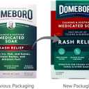 Domeboro Medicated Soak Rash Relief (Burow?s Solution), 12 Powder Packets (Pack of 2)