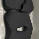 Seat Cushion & Lumbar Support Pillow Set for Office Chair, Ergonomic Pillow for Sciatica Pain Relief, Memory Foam Back Support Pillow & Chair Cushion for Car seat, Desk Chair (Black)