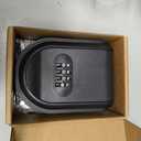 Magnetic Key Holder Box Hide A Key Under Car with Combination Lock with Strong Magnet for Storage Key Indoors, Outdoors Outside