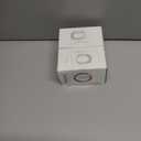 2 x Amouhom LED Wall Sconce with Remote Touch Control Wall Mounted Night Light 5 Brightness Levels &7 Colors with 2500 mAh Battery 360 Rotating Bedside Lamp for Bedroom Living Room (B02-white)