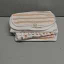 Organic Burp Cloths Baby Boy & Girl - 5-Pack Super Absorbent Cotton Burping Cloths for Babies, Soft & Plush Newborn Spit Up Rags, Infant Towels for Milk Spit Up, Unisex, Large 21" x 10" (Sweet Charm)