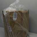 36" Gold Dining Room Light Fixture, No Assembly Required 6-Lights Kitchen Chandelier for Dining Room with White Fabric Shade, Chandelier Ceiling Light Fixture for Kitchen Island Bulb Not Included