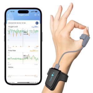 Wellue O2 Pulse Oximeter with Smart Reminder | Blood Oxygen Saturation Monitor for SpO2 and Heart Rate Tracking Continuously, Bluetooth Finger Ring with Free APP &PC Report, Style 1 Wellue O2 Pulse Oximeter with Smart Reminder | Blood Oxygen Saturation Monitor for SpO2 and Heart Rate Tracking Continuously, Bluetooth Finger Ring with Free APP &PC Report, Style 1