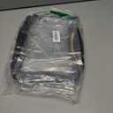 Wedama Clear Toiletry Bag, 2 Pack Clear Makeup Bags with Handles, Large Travel Bags PVC Cosmetic Bag for Women and Men, Carry on Airport Airline Compliant Bag, Black