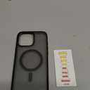 TORRAS Magnetic Shockproof for iPhone 16 Pro Max Case, [Fit for MagSafe] [Military-Grade Drop Tested] Translucent Slim Protective for iPhone 16 Pro Max Case Anti-Fingerprint Anti-Scratch, Black