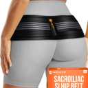 Sacroiliac Hip Belt for Women and Men That Alleviates Sciatic, Pelvic, Lower Back, Leg and Sacral Nerve Pain Caused by Si Joint Dysfunction| Hip Brace (Regular) (Grey)