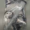 Black Gas Can Spout Replacement, 1/2/5/10 Gallon Gas Can Nozzle Kit, include 2 Different Size Screw Collar Caps, Gas Can Vent Caps, Base Caps, Thick Rubber pad and Spout Cover